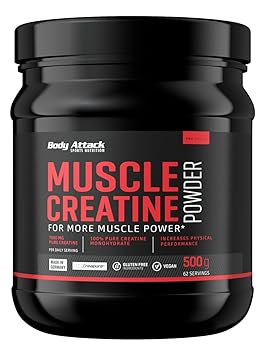 Body Attack Muscle Creatine (Creapure), 1er Pack (1 x 500 g)