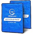 Reusable Ice Packs for Injuries Reusable | 11" x 14.5" - 2 Pack XL | Hot & Cold Pack | Large Ice Pack for Back Pain Relief, Flexible When Frozen | Cold Compress for Back, Knee, and Shoulder Injuries
