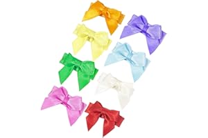 HipGirl Cute Puppy Supplies Dog Accessories for Small Dogs,Dog Hair Barrettes,Dog Hair Bows for Small Dogs,Pet Hair Accessories Hair Bows for Dogs,Pet Grooming Products-8ct 1" Mini Dog Hair Clips