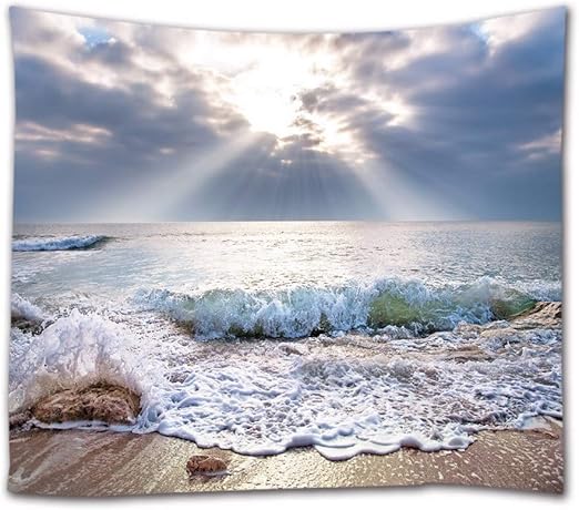 Get Wallpaper Arte de la pared playa de la costa HD