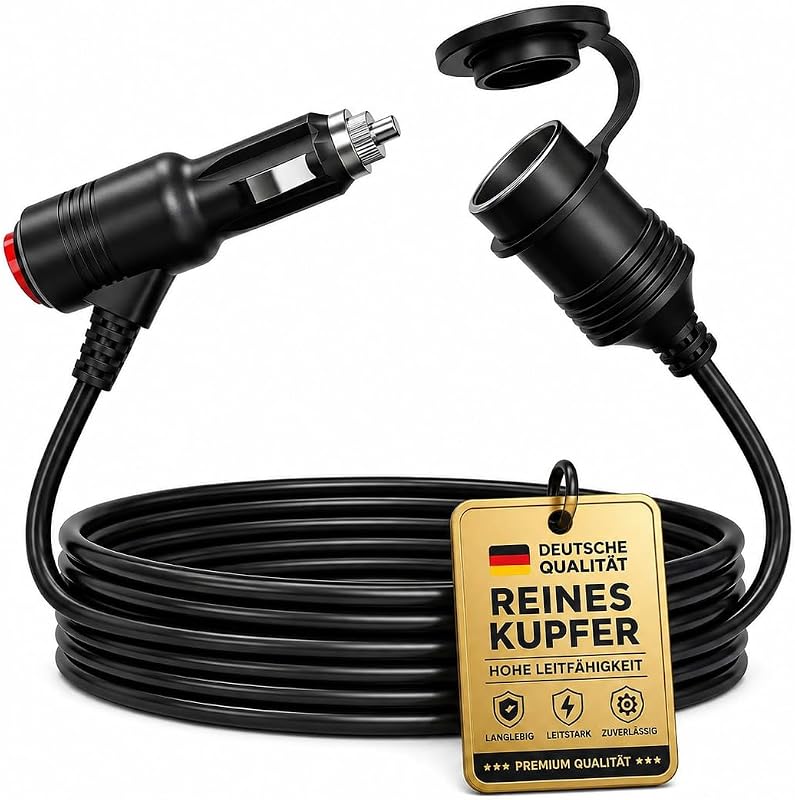 Zigarettenanzünder Verlängerung 12V Verlängerungskabel 2M / 4M / 6M |