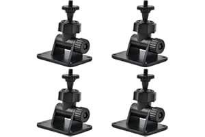 Wall Mount Bracket for HTC Vive/Valve Index/Vive Pro Base Station, 1/4" Thread Screw Universal Self-Adhesive Wall Mount Mini 