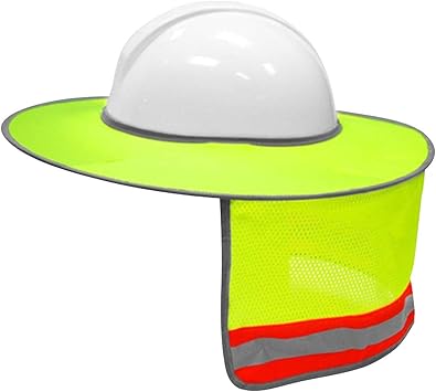 sun shade for full brim hard hat