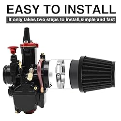 Ywluwei 2pcs 38mm Motorcycle Air Filter with Fuel