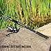 Sougayilang Spinning Telescopic Fishing Rod Graphite Carbon Fiber Travel Portable Super Hard Fishing Pole for Boat Saltwater and Freshwater Fish Fishing Rods Poles