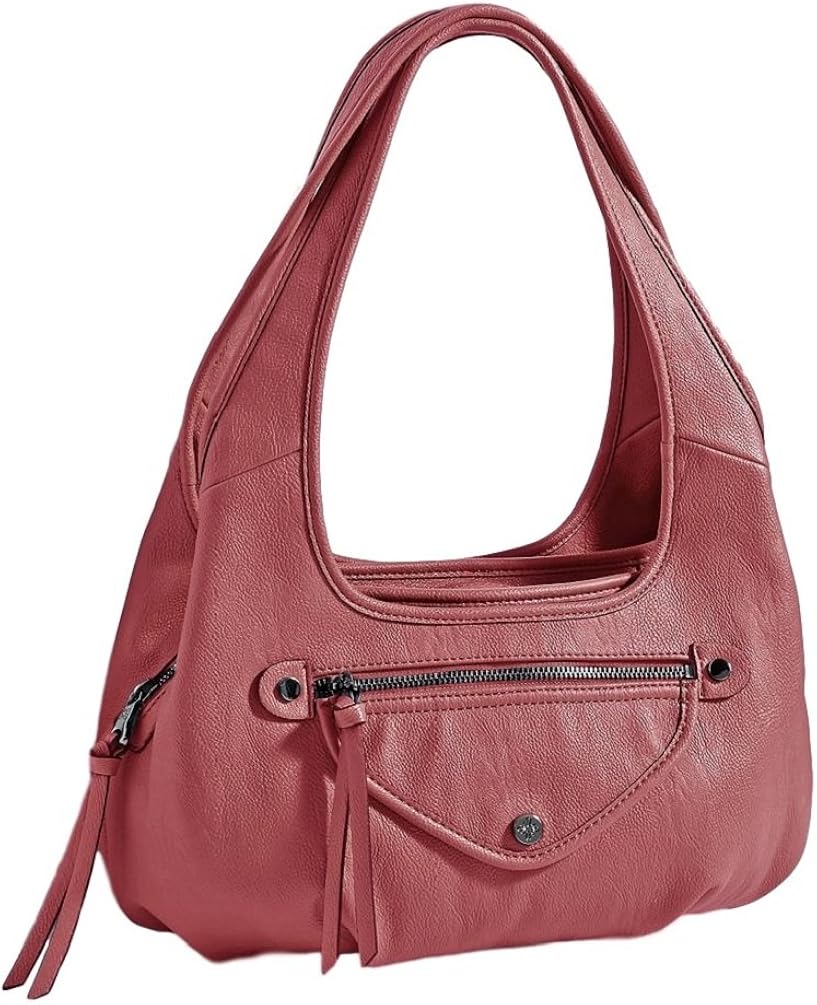 Simply Vera Vera Wang Sidekick Satchel (Rose) Handbags