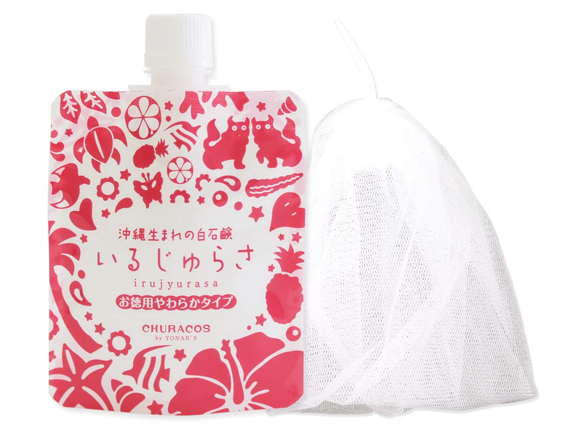 上等な 洗顔せっけん B07hyy1ysb 美白 くちゃ 黒ずみ くすみ肌荒れ 毛穴 大人ニキビ 付き 1g 1個 泡だてネット いるじゅらさ 洗顔せっけん チュラコス 21年春の