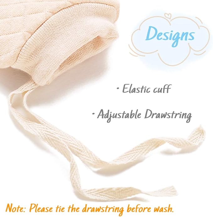 adjustable baby mittens