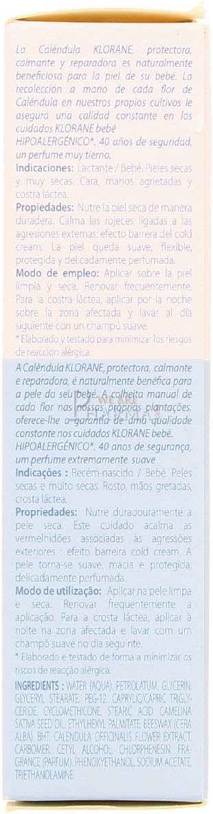 Klorane Moisturising Creams 3282779327060, 40 ml (Pack of 1) - Image 4