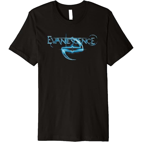 Amazon.com: Evanescence – Blue Glow Logo T-Shirt : Clothing