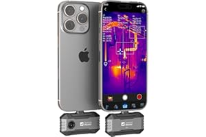 Thermal Master Thermal Camera for USB-C iPhone and Android, P1 Thermal Imaging Camera with 320×240 X³ IR Resolution, -4℉ to 1112℉, 160×120 Infrared Camera (iOS and Android)