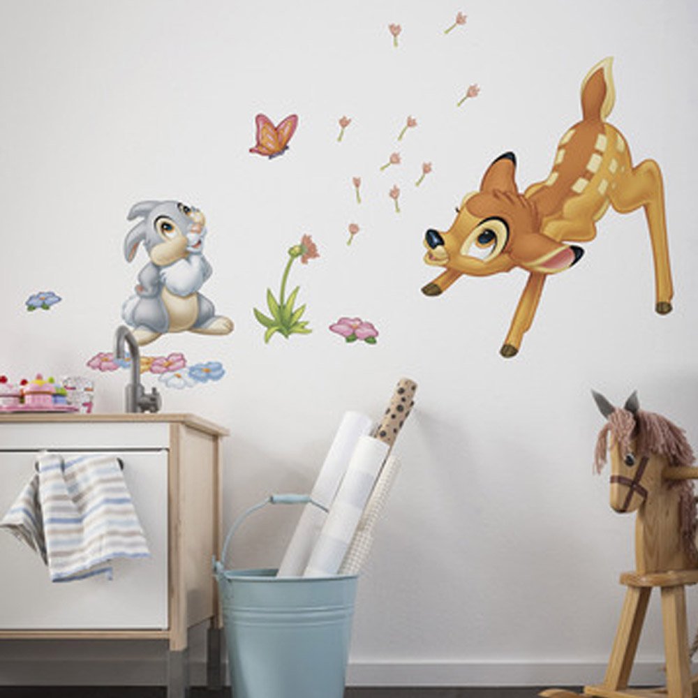 Komar 14043h Disney Bambi Freestyle Deco Sticker - Multi-Colour (17-Piece)
