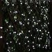 Qedertek Upgraded Solar/Battery Powered String Lights, 72ft 8 Modes 200 LED Dual Power Seasonal Decorative Fairy Lights for Christmas, Home, Garden, Patio, Lawn and Party Decorations(Cool White)