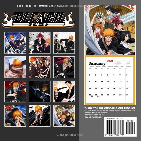 Calendrier Bleach 2023 Amazon.com: Bleach 2022 Calendar: Anime-Manga Official Calendar 2022 -Bleach  Weekly & Monthly Planner With Notes Section For Alls Bleach Fans!-24 Months  With Big Size 17"X11" - Kalendar Calendario Calendrier. 1: 9798777017772:  Kristi