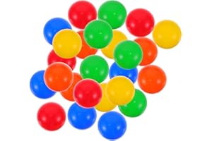 Vaguelly 25Pcs Openable Raffle Balls for Parties Colorful Balls for Games Fillable Plastic for Surprises and Festivities