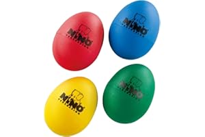 NINO PERCUSSION Meinl NINO Plastic Egg Shaker Assortment of 4 Pieces