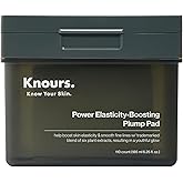 Knours Plump Pad | Natural Plant | Smooth Lines, Firming, Elasticity | Collagen Support | 2-in-1 Toner Pad + Face Mask | Holy Basil | Power Elasticity-Boosting | All Skin | 110 Count | 185ml/6.25oz
