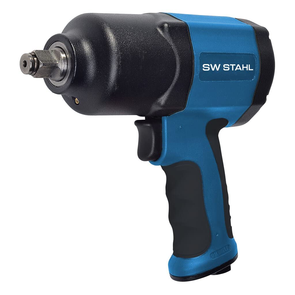 SW-Stahl S3269 Compressed Air Impact Wrench I 1/2 Inch I 1450 Nm IPneumatic Screwdriver for Tyre Change