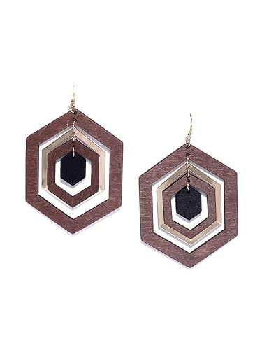 Multilayer Wooden Earrings For Girls/Women