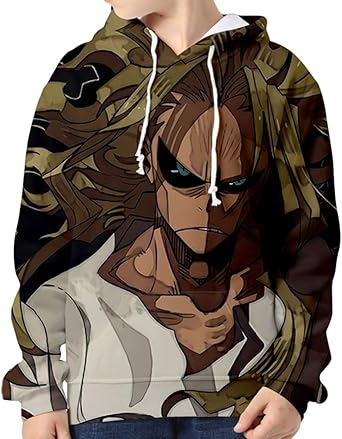 Huason Garçon Fille Sweat à Capuche My Hero Academia 3d
