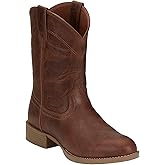 Justin Kilgore 10" Stampede Roper Men's Boots, Premium Leather, J-Flex Insole, Round Toe, Oil & Slip Resistant Rubber Outsole