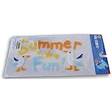 Summer Themed Seagulls Window Gel Clings - 28 Piece