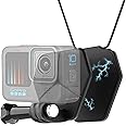 REYGEAK Magnetic Neck Mount for GoPro, Adjustable POV Chest Necklace Holder Mount Compatible with GoPro Hero 12/11/10/9 Black
