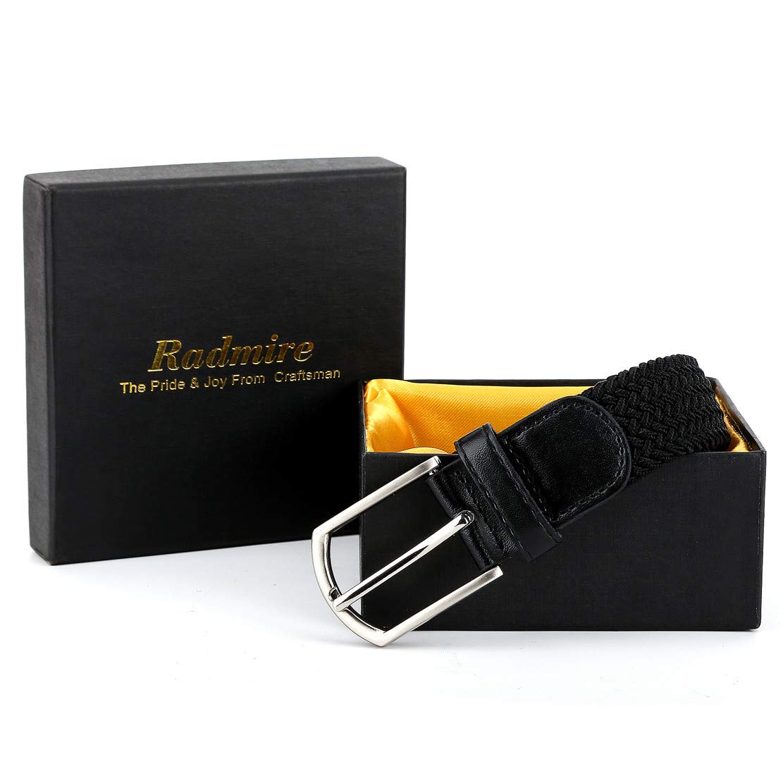Braided Canvas Woven Elastic Stretch Belts for Men//Women//Junior with Multicolored