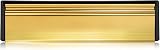 Xfort MailPlate 12" Letterplate Polished Brass by UAP for 20-40mm doors view 7