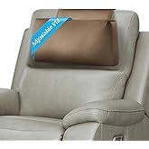 AHUAWA Recliner Headrest Pillow, Adjustable Comfort Neck & Head Support Pillow, Soft Velvet Non-Slip Headrest for Pain Relief & Relaxation, Ideal for Recliner, Couch, Chair, Sofa