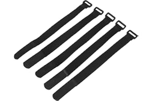 ZASCHMOY DUUTI 5Pcs Adjustable Nylon Handlebar Tie Straps - Durable, Lightweight, Multifunctional Fasten Bands for Cycling Ge