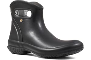 BOGS womens Patch Ankle Waterproof Garden Rain Boot