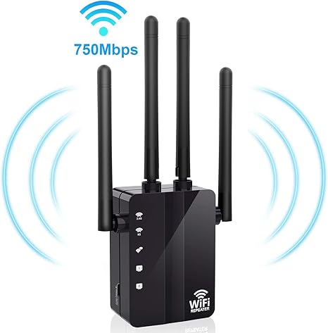 Amazon.com: WiFi Range Extender, Anther 750 Mbps WiFi Repeater 2.4 ...