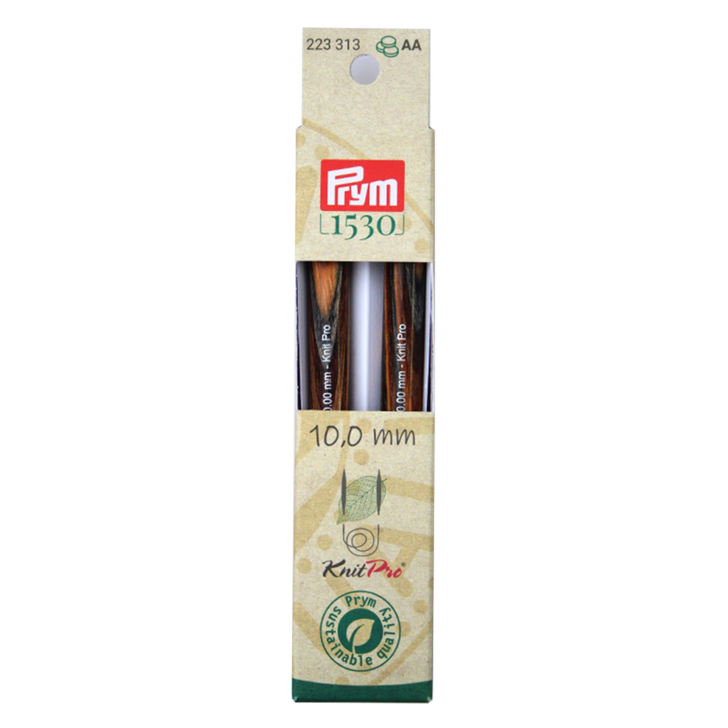 Prym 223333/2 x 13 x 1 cm Brown Wood Knitting Needle Tip