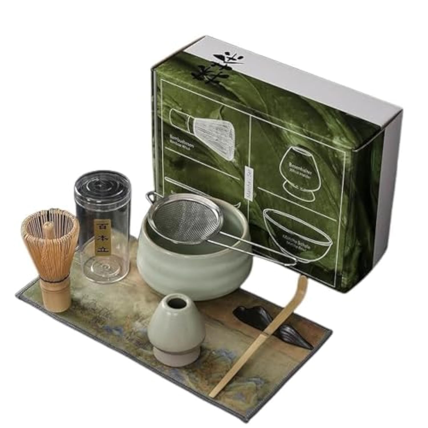 PARAFUL Matcha Tea Set - Starter Kit and Japanese Ceremony with Bowl and Whisk