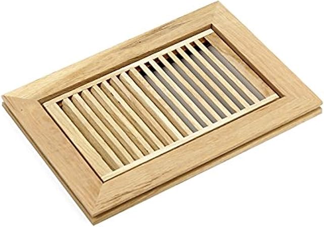 Welland Hardwood Flush Mount Floor Register Vent Unfinished 6