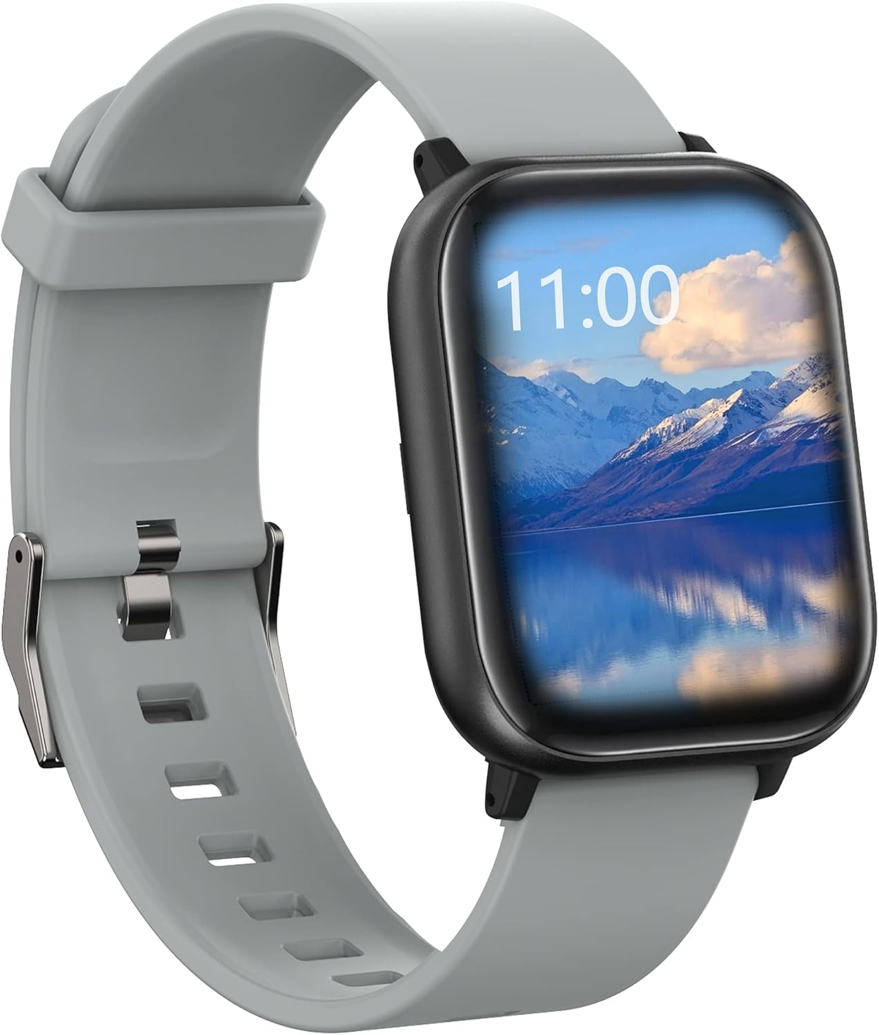 Smart Watch, PUBU Smart Watch for Android Phones Compatible iPhone Samsung, 24/7 Heart Rate Monitor IP68 Waterproof Step Counter Sport Fitness Tracker for Women and Men, Long Battery Health Watch