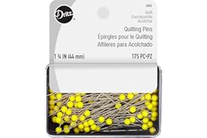 Dritz 3005 Quilting Pins, 1-3/4-Inch, Yellow (175-Count)