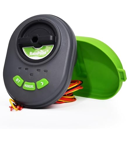 Orbit 57869 Batteriebetriebener Sprinkler-Timer – Mit Magnetspule & Adaptern, Für Bis Zu 4 Ventile