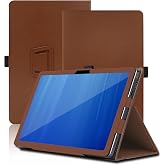 Case for Wacom Movinkpad Pro 14 14 inch, Wacom Movinkpad Pro 14 Tablet Case, Folding Stand Protective Cover with Pencil Holder and Wrist Strap, Full Protection. (Brown)