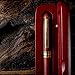 Gorgeous Red Fountain Pen made of Luxury Wood with Refillable Converter, Beautiful Case Set and Medium Nib Point. Works Smoothly with Disposable Ink Cartridges. Fine Calligraphy Pens. Modern Classic