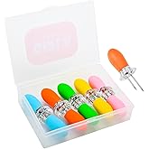 Corn on the Cob Holders, 5 Pairs Corn Holder Set, Corn Skewers Sticks | Interlocking Design, Storage Box, Heat Resistant Silicone Handles, Bright Colors, Dishwasher Safe, Ideal for BBQ Sweet Corns