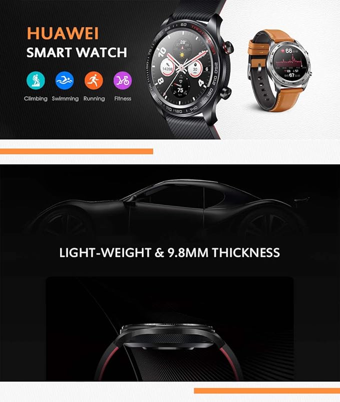 Huawei Honor reloj Magic Outdoor NFC Smart Watch elegante delgado ...