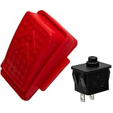 6V 12V 24V Replacement Parts for Ride on Toys Powered Vehicle Foot Pedal Switch 12volt 24volt Kids Ride on Power car Accelerator Button Foot Switch 2 pin Electric Cars Foot Pedal Rese