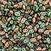 SuperDuo Czech Two-Hole Seed Crystal Beads 5x2.5mm Antique Roses Mix Approx 22.5 Grams