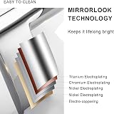 Hapilife Waterfall Bath Tap Mono Filler Chrome Deck Mounted Brass 2 Hole view 3