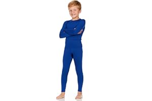 Thermajohn Thermal Underwear for Kids, Boys Thermal Underwear Set, Base Layers for Skiing, Long Johns for Boys Kids
