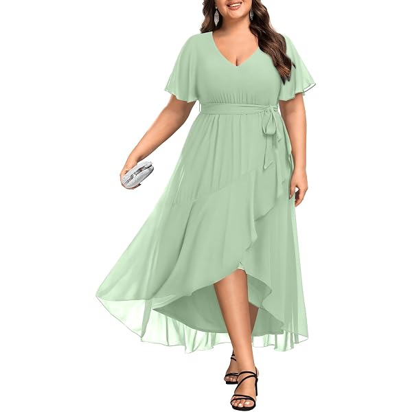 KingField Women's Elegant Chiffon Greek Goddess Fairy High Low Dresses  Outer Maxi Inner Mini Beach Party Dress White X-Small at Amazon Women's  Clothing store