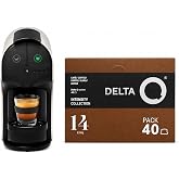 Delta Q Quick White Coffee Espresso Machine with 40 epiQ Capsules