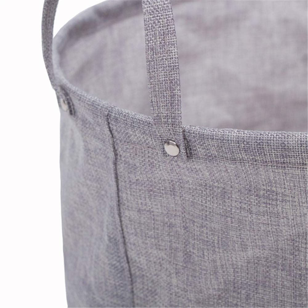 Farbe : Grün Tragbare Wäschekorbtasche Faltbare Baumwolle und Leinen